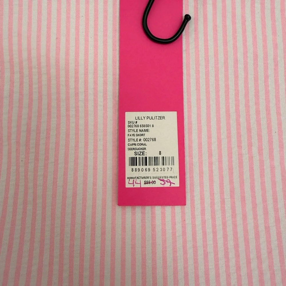 Brand New Lilly Pulitzer Faye Skort/Shorts - Size 8 - Picture 2 of 3